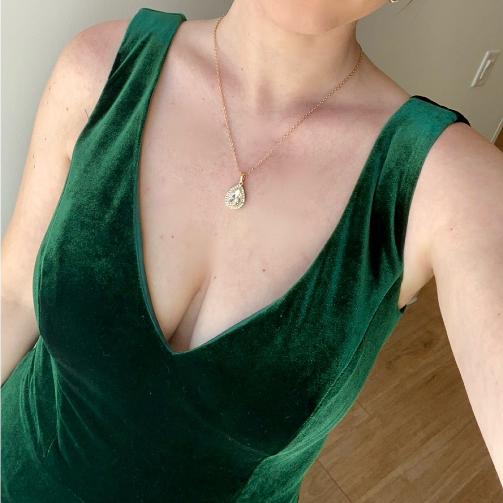 Emerald Green Dakota Dress - Picture 7 of 8